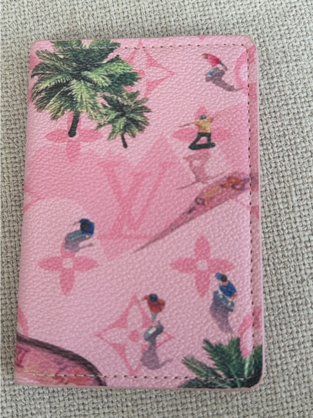 Pink Card Holder